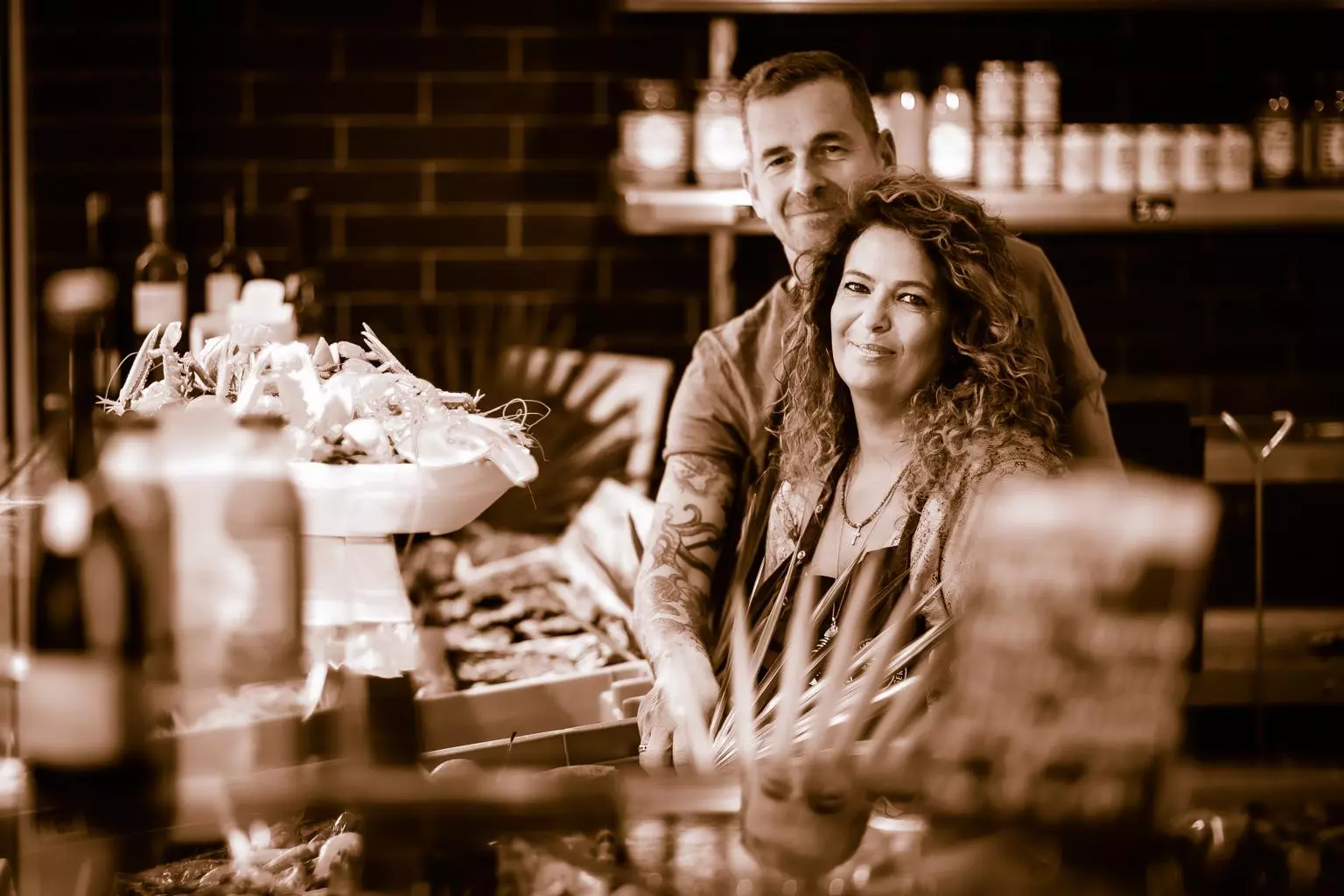 Photo de François et Céline du Comptoir de l'Océan